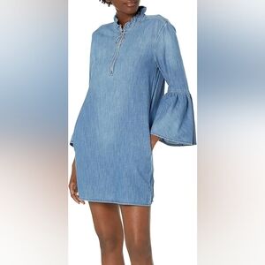 NWT Blank NYC Denim Bell Sleeve Dress